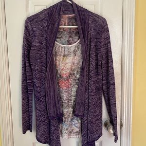 Women’s purple cardigan